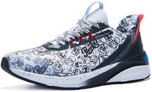 (W) 361° x 펩시 러닝 신발 '화이트 네이비' 582012254-1 Lookbook (W) 361° x 펩시 러닝 신발 '화이트 네이비' 582012254-1