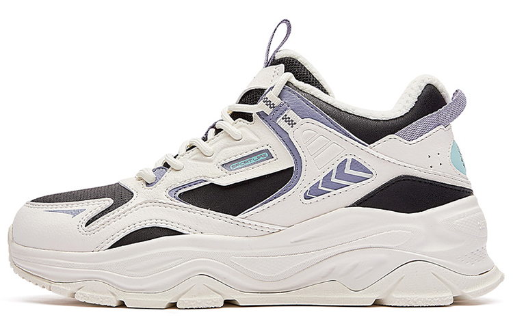 (Women) 361° Yantang BounD Tec 'Fleeced Dad Shoe - White Black' 682146723B-2