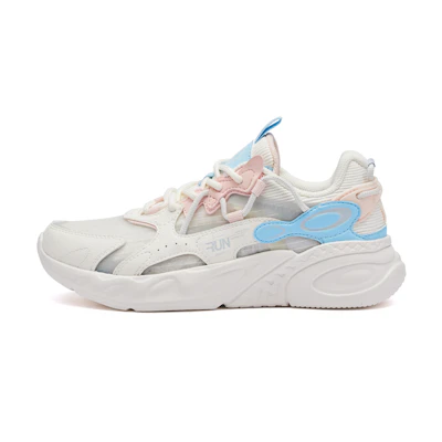 (W) 361° Breathable Lightweight Low 'Feather White-Transparent Pink'