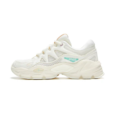 (W) 361° Breathable Running Shoe 'White Pink'