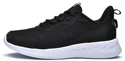 (Women) 361° Lightweight Breathable Casual Training Low-Top Running Shoe 'Black White' 582144416-6 (Women) 361° Lightweight Breathable Casual Training Low-Top Running Shoe 'Black White' 582144416-6