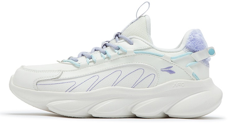 (W) 361° Linghu 'Blanco Púrpura Forro de Piel Low Top' 682342203BF-1 Buy (W) 361° Linghu 'Blanco Púrpura Forro de Piel Low Top' 682342203BF-1