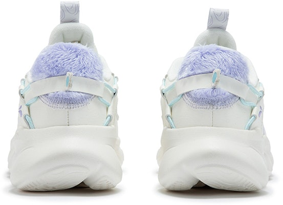(W) 361° Linghu 'Blanco Púrpura Forro de Piel Low Top' 682342203BF-1 Shop (W) 361° Linghu 'Blanco Púrpura Forro de Piel Low Top' 682342203BF-1
