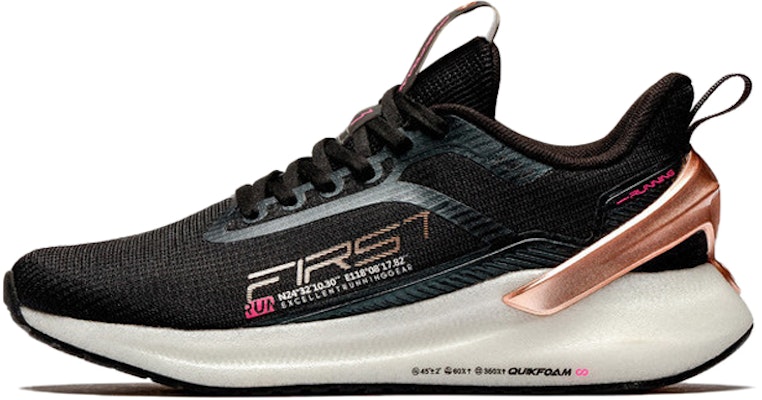 (Women) 361° Q-Bounce Mesh Breathable Low-Top Running Shoe 'Black Gold' 682032218-4 Buy (Women) 361° Q-Bounce Mesh Breathable Low-Top Running Shoe 'Black Gold' 682032218-4