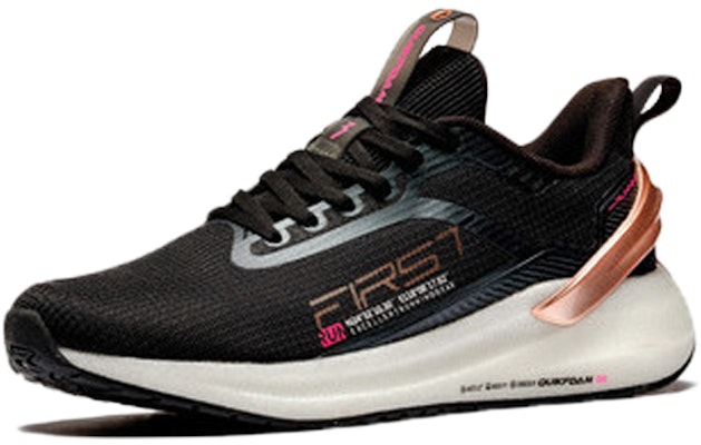 (Women) 361° Q-Bounce Mesh Breathable Low-Top Running Shoe 'Black Gold' 682032218-4 Lookbook (Women) 361° Q-Bounce Mesh Breathable Low-Top Running Shoe 'Black Gold' 682032218-4