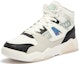 Order (W) 361° High-Top Sneaker 'Putih Bulu/Hitam Obsidian' 682346602BF-9