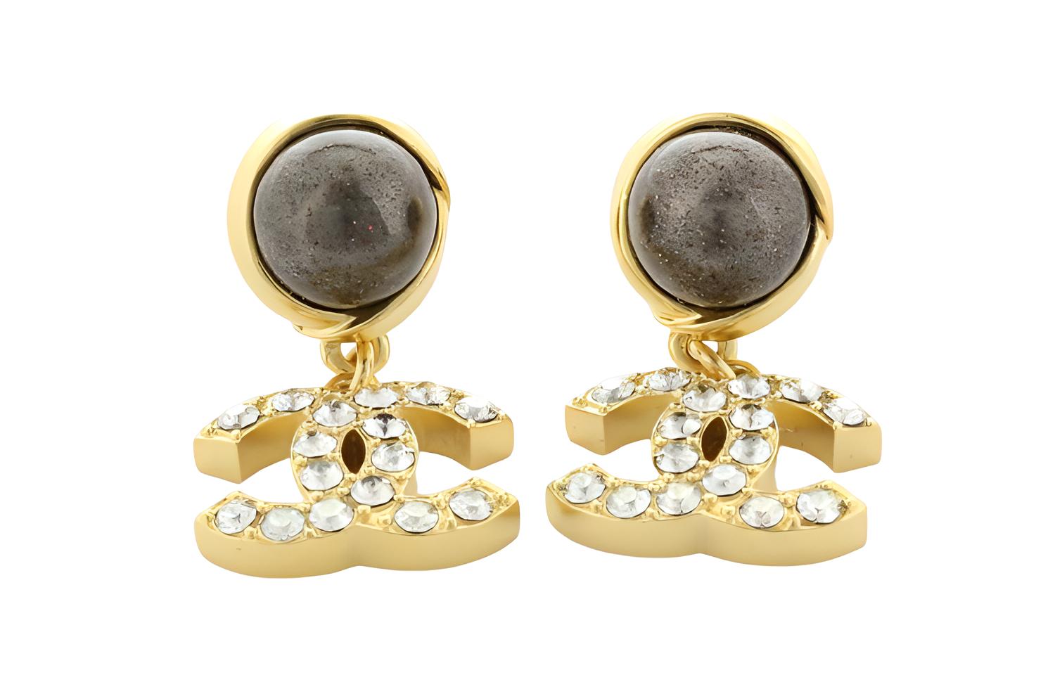 (Women) [2023 Early Spring] CHANEL  Trendy Fashion Metal Earrings AB8915-B08681-NJ333