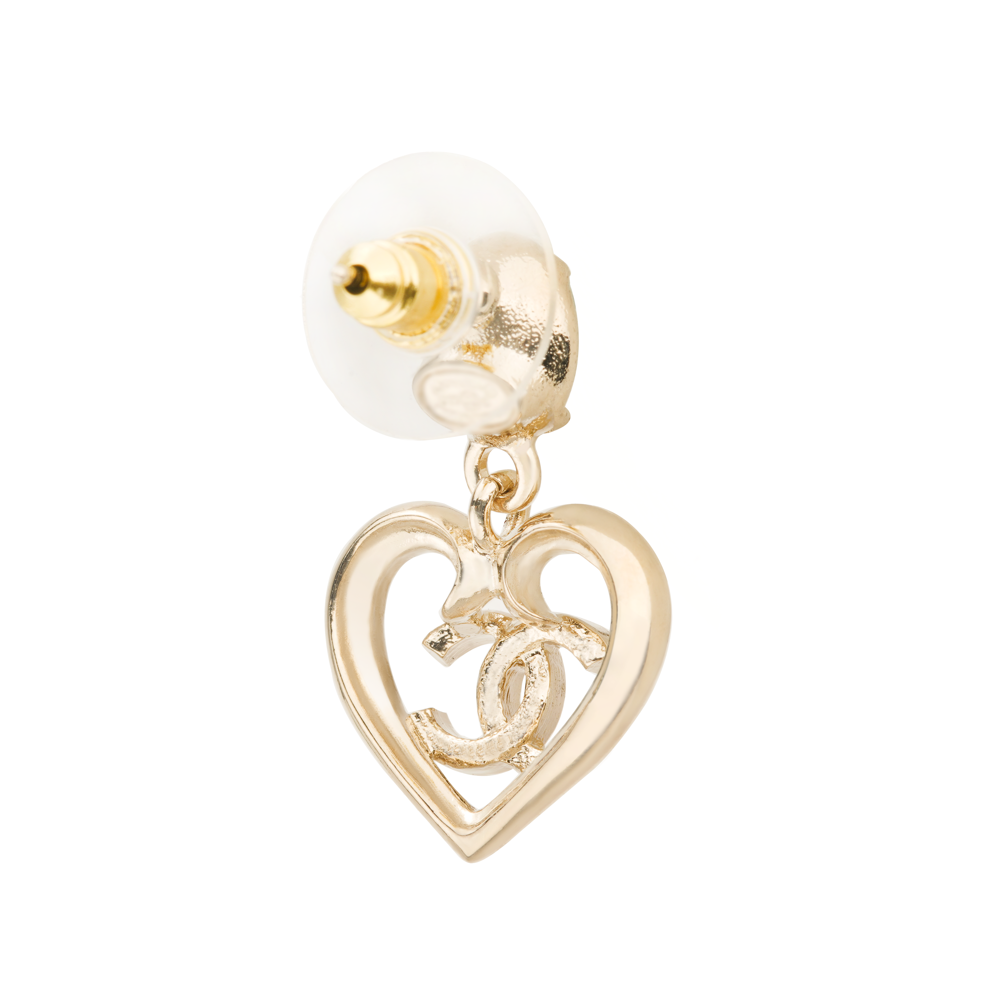 (Women) [2023 Early Spring] CHANEL Fashion Heart Pendant Metal Earrings for Women. ABA102-B10034 -NM079 圖 4