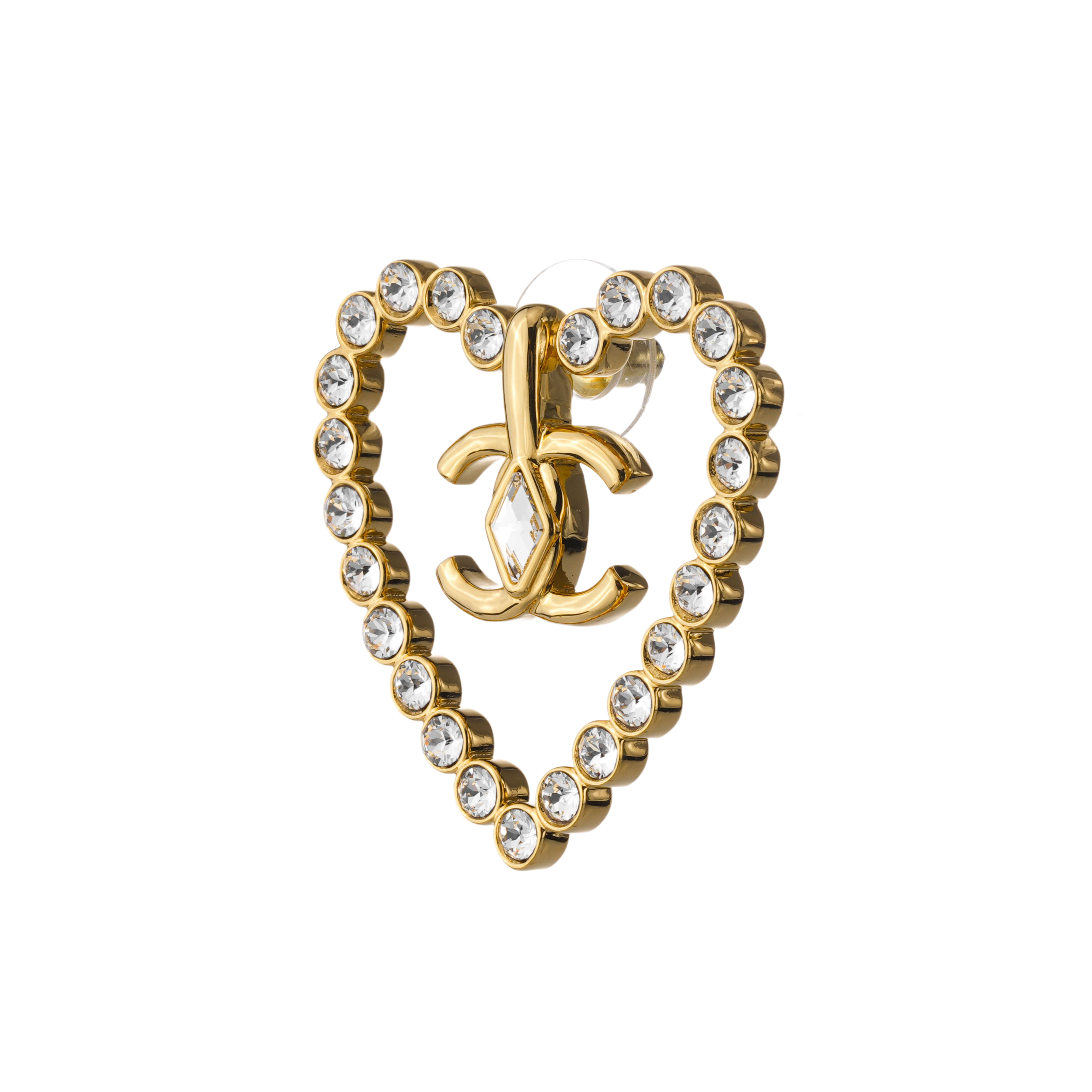 (Women) [2023 Early Spring] CHANEL Gold Classic Heart Earrings for Women. AB9926-B09972-NM120 圖 3