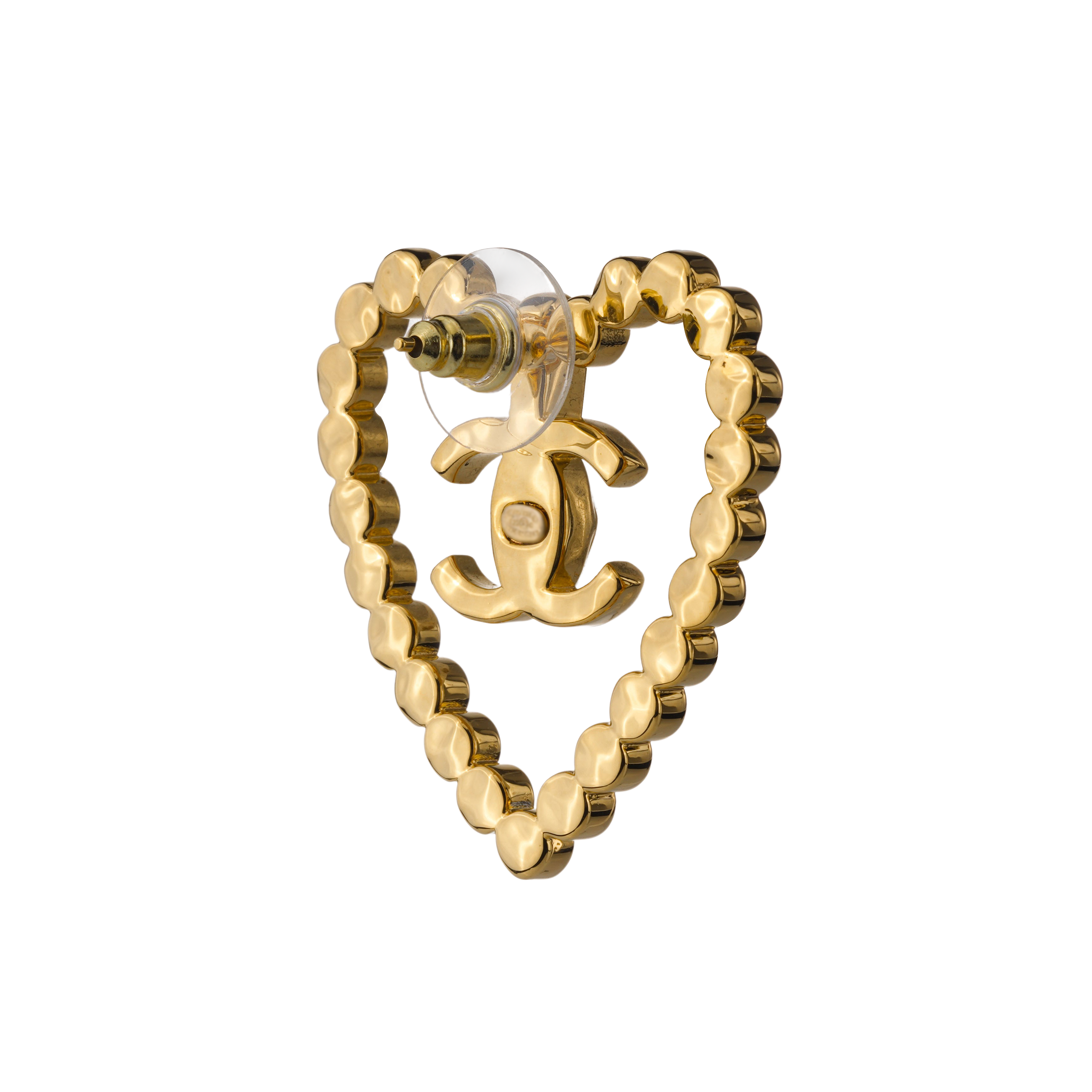 (Women) [2023 Early Spring] CHANEL Gold Classic Heart Earrings for Women. AB9926-B09972-NM120 圖 6