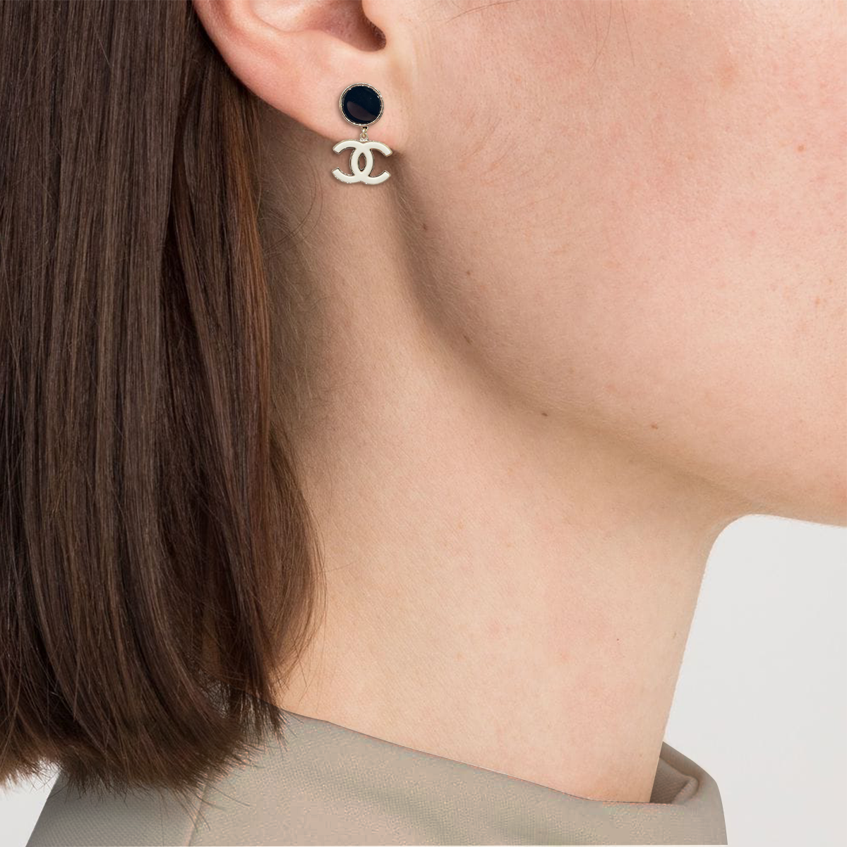 Shop (Women) [2023 Early Spring] CHANEL Trendy  White Alloy Earrings AB9893-B09803-NL456