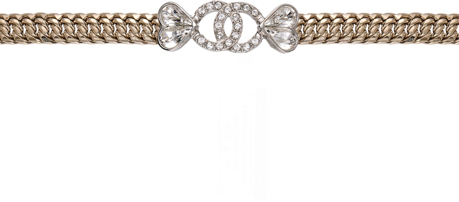 (W) 【2023春夏】シャネル 23S チェーン ダブルC ハート ブレスレット シャンパンゴールド ABA892-B10902-NO033 Lookbook (W) 【2023春夏】シャネル 23S チェーン ダブルC ハート ブレスレット シャンパンゴールド ABA892-B10902-NO033