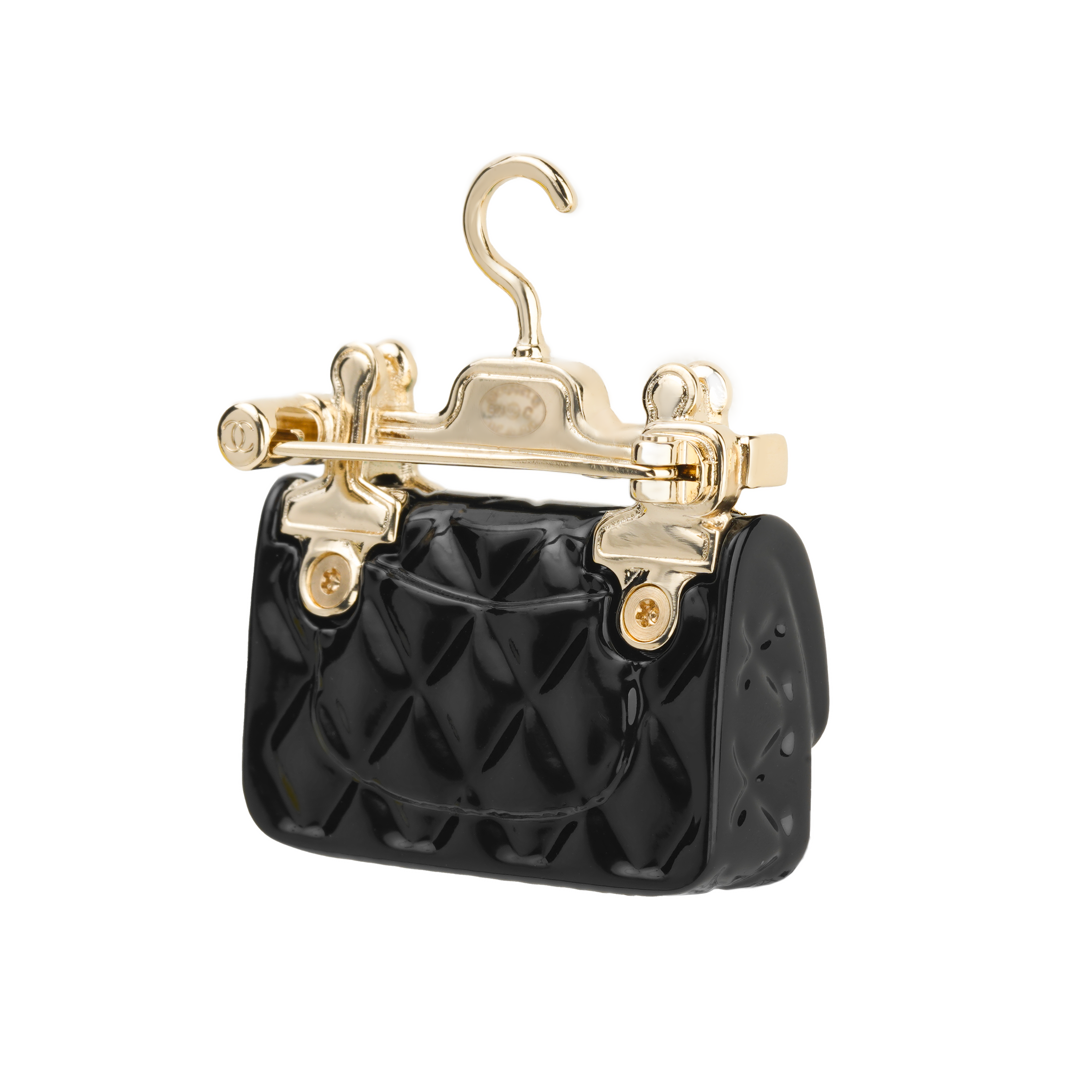 (Women) [23 Early Spring] CHANEL Coco Classic Logo Brooch  Black AB9849-B09917-NL697 圖 3