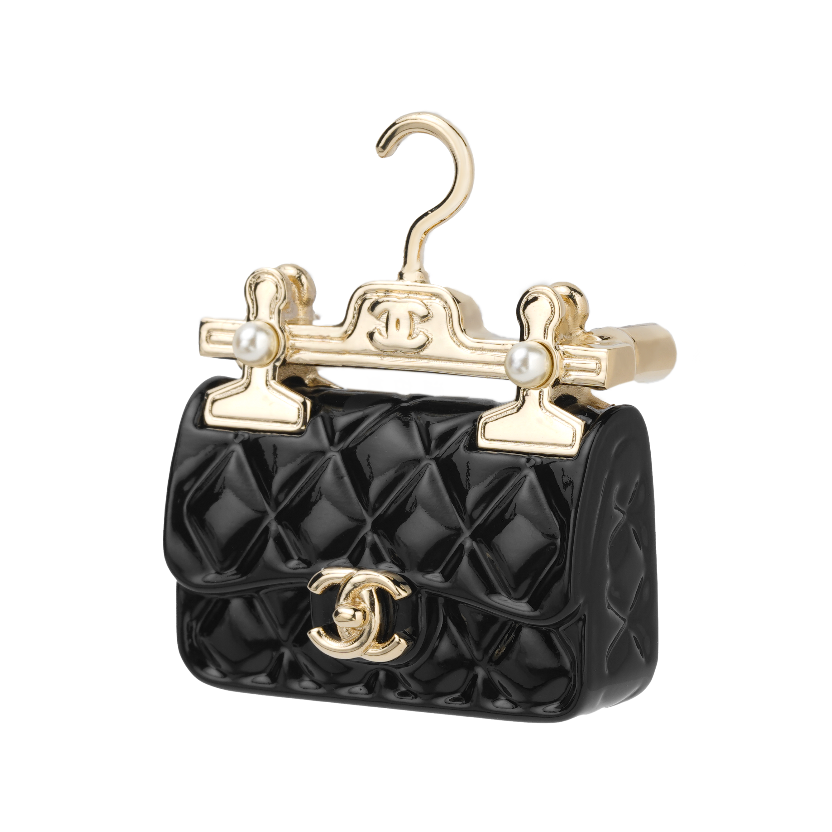 (Women) [23 Early Spring] CHANEL Coco Classic Logo Brooch  Black AB9849-B09917-NL697 圖 4