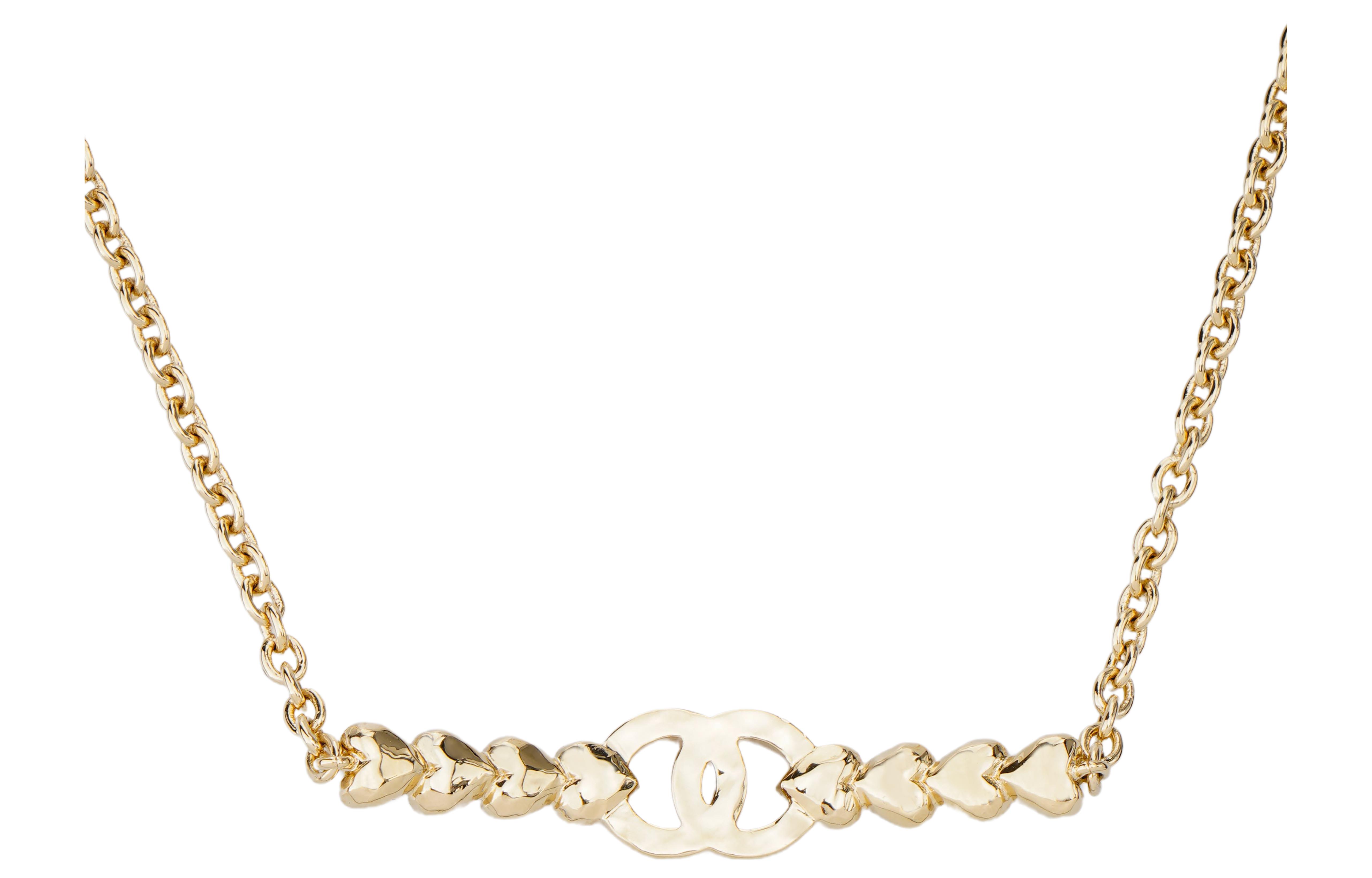 (Women) [23 Spring/Summer] CHANEL 23S Double C Crystal Fashion Necklace for Women - Gold ABA259-B10486-NN007 圖 3