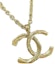 Order (Women) 【23A Handmade Collection】CHANEL Stylish Avant-Garde Metal CC Necklace Gold ABB423-B13498-NQ007