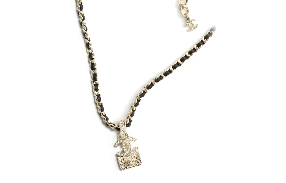 (Women) 【23B】 CHANEL Double C Pendant Necklace Gold for Women. ABB548-B14173-NR627 圖 2