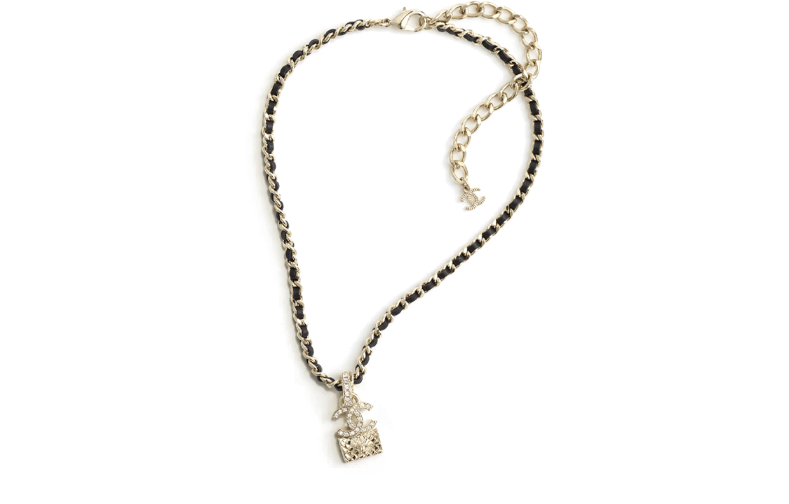 (Women) 【23B】 CHANEL Double C Pendant Necklace Gold for Women. ABB548-B14173-NR627 圖 3