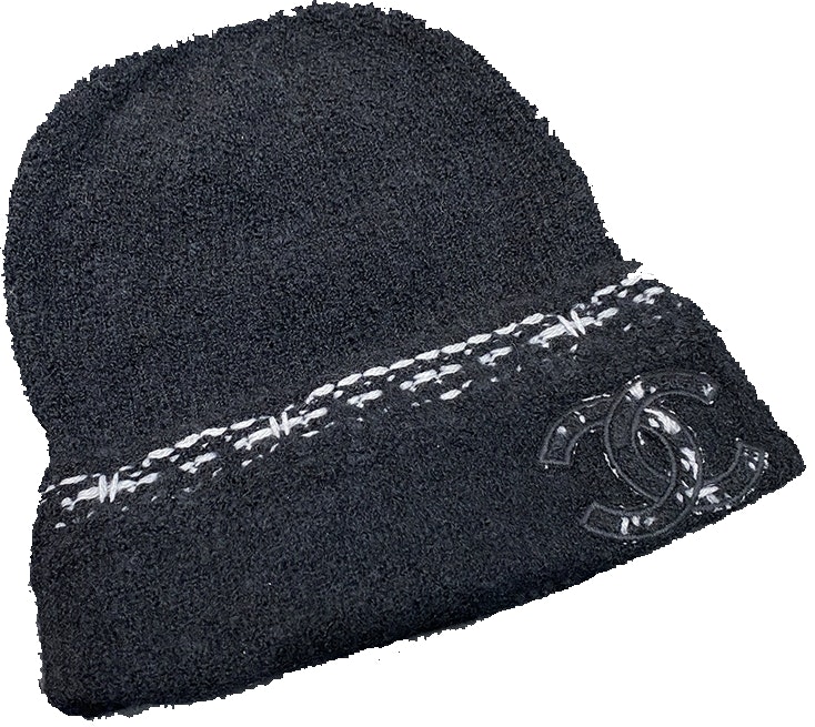 women-23-b-new-chanel-double-c-logo-cashmere-beanie-black-aa-9323-b13710-nq-448