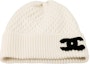 Purchase (Women) 【23B New】 CHANEL Logo Knit Beanie White. AA9338-B13721-10800
