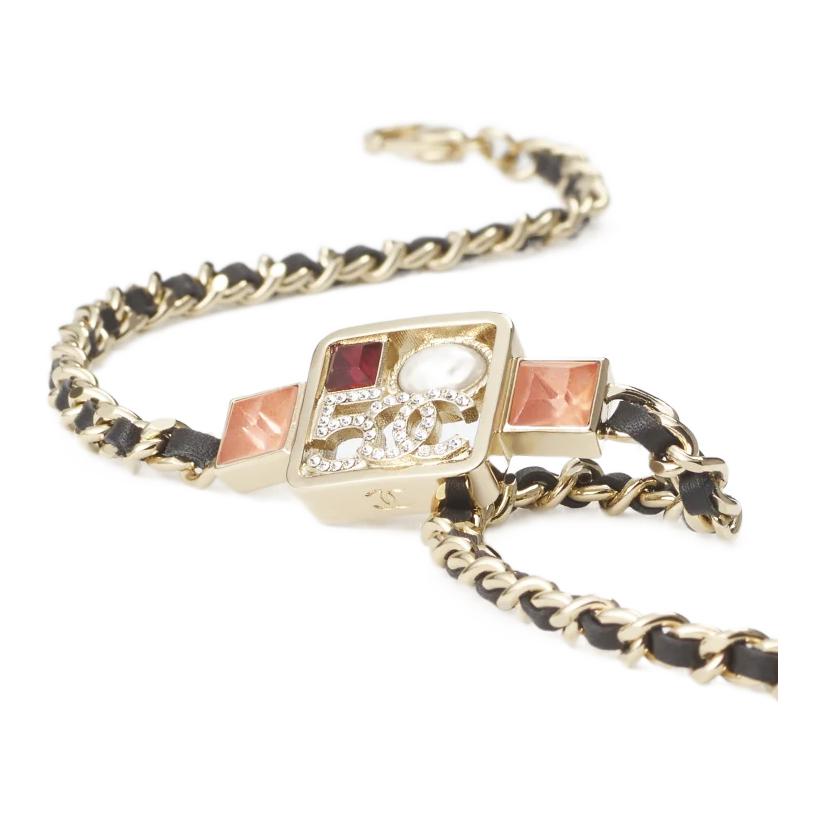 (Women) [23B New] CHANEL Plain Square Pendant Necklace for Women - Black ABB702-B14172-NR628 圖 3