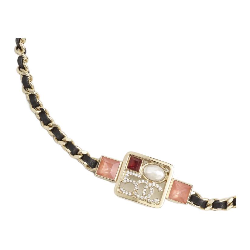 (Women) [23B New] CHANEL Plain Square Pendant Necklace for Women - Black ABB702-B14172-NR628 圖 4