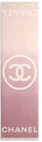 (Women) 【23B New】CHANEL Classic Double C Logo Pink Knit Scarf for Women. AA9412-B13814-NQ638 (Women) 【23B New】CHANEL Classic Double C Logo Pink Knit Scarf for Women. AA9412-B13814-NQ638