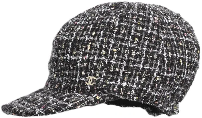 women-24-a-new-chanel-black-wool-beret-with-check-pattern-design-aaa-224-b17222-nz-746