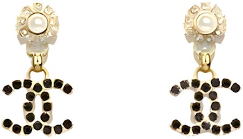 (Women) 【24A New】CHANEL Double C Shaped Metallic Earrings Women - Gold ABC446-B15850-NV516 (Women) 【24A New】CHANEL Double C Shaped Metallic Earrings Women - Gold ABC446-B15850-NV516