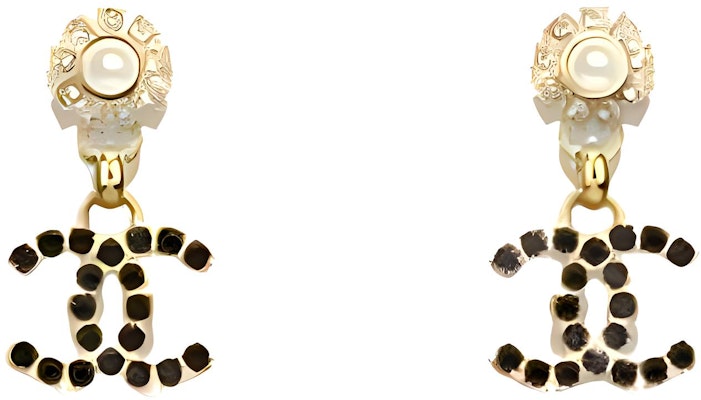 (Women) 【24A New】CHANEL Double C Shaped Metallic Earrings Women - Gold ABC446-B15850-NV516 Buy (Women) 【24A New】CHANEL Double C Shaped Metallic Earrings Women - Gold ABC446-B15850-NV516