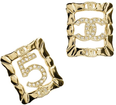 (Women) 【24A New】CHANEL Double C Square Gold Metal Earrings for Women ABD752-B17419-NZA50 Buy (Women) 【24A New】CHANEL Double C Square Gold Metal Earrings for Women ABD752-B17419-NZA50