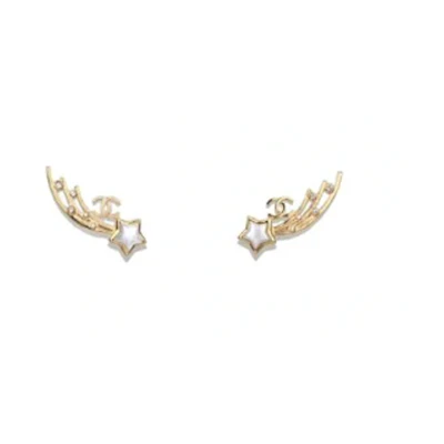 (Women) 【24C New】 CHANEL Comet Earrings - Gold Star Design AB-24C-030