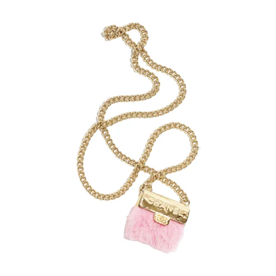 (Women) 【24C New】 CHANEL Gold Handbag Pendant Necklace. ABC601-B15364-NU421
