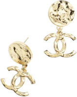 Order (W) 【24C 新品】香奈兒經典雙C圓形圖案金色女款耳環 ABC499-B15385-NU492