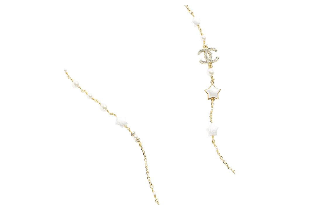 (Women) 【24C New】CHANEL Multi-Charm Logo Pendant Necklace  - Gold ABC412-B15472-NU624 圖 4