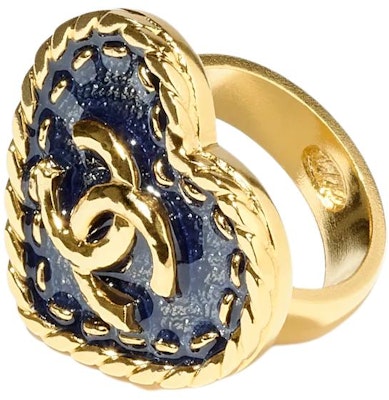 (W) 【24P Baru】 Cincin Hati Denim CHANEL - Edisi Emas ABC745-B15375-NU456 Lookbook (W) 【24P Baru】 Cincin Hati Denim CHANEL - Edisi Emas ABC745-B15375-NU456