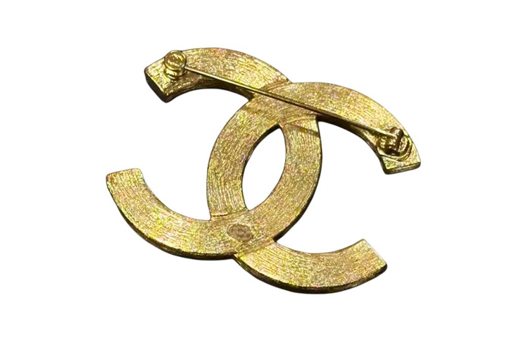 Lookbook (W) 【24S】CHANEL 金色雙C水鑽胸針 女士 時尚飾品 ABD184B16634NY128