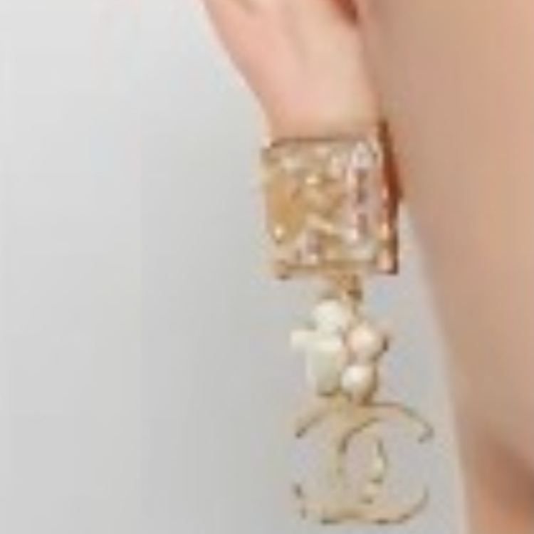 (Women) 【24S New】 CHANEL Floral Double C Pearl Earrings for Women - Gold ABD346-B16657-NY390 圖 8