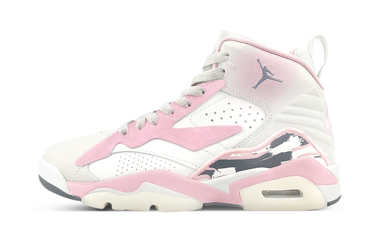 (Women) 【Custom Sneakers】Jordan MVP Escape Diary Gradient Pink Retro High-Top Basketball Shoes Women FB9019-106 (Team116-Female MVP Gradient Pink)