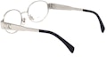 Purchase (Women) CELINE Triomphe Oval Optical Glasses Silver for Women CL50140U-016-53
