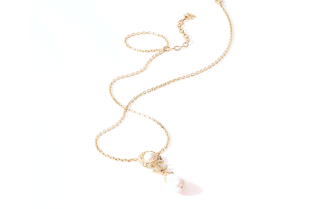 (Women) [Early Spring 22C] CHANEL COCO Glass Pearl Necklace for Women. AB7755-B07446-NG586 圖 3