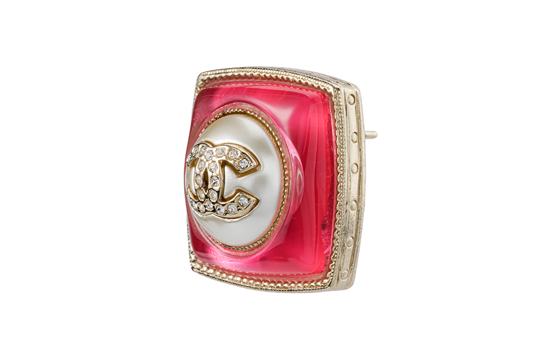 (Women) 【Early Spring 22C】CHANEL Gold Metal Pearl Crystal Earrings for Women - Red AB7675-B07448-NG590 圖 3