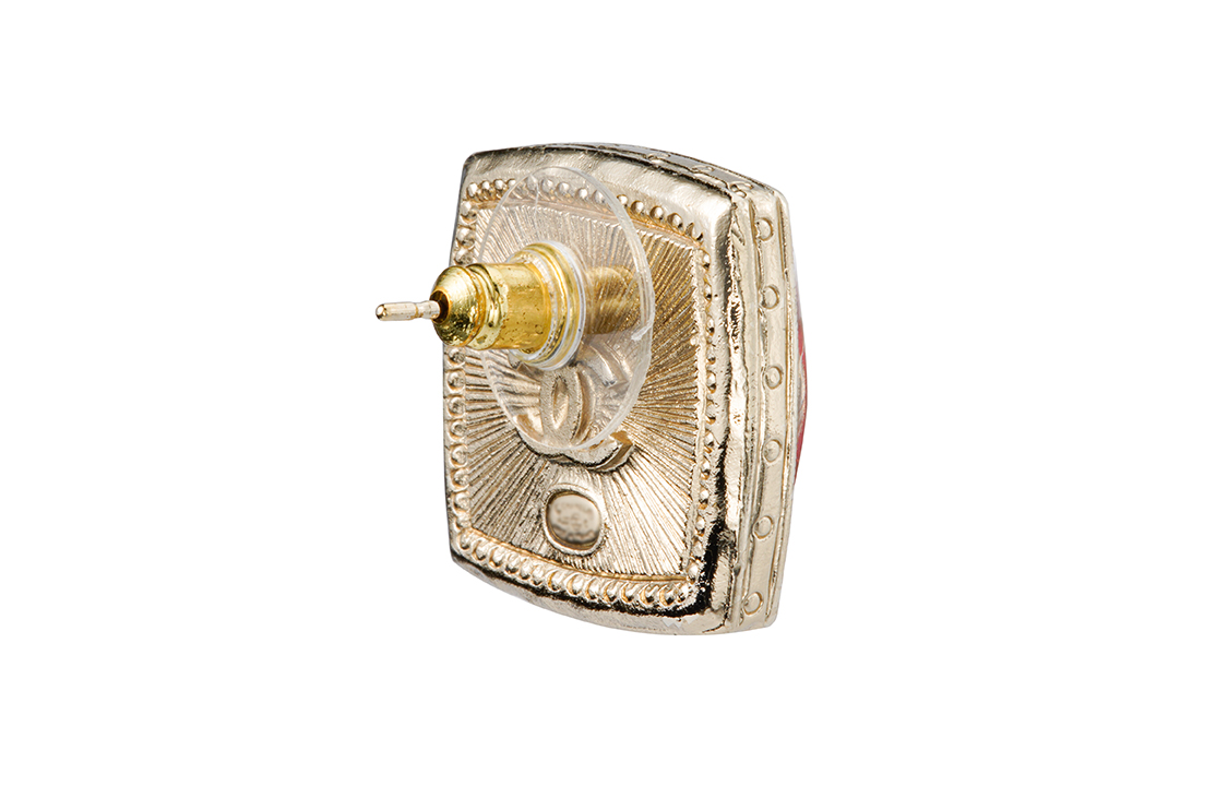 (Women) 【Early Spring 22C】CHANEL Gold Metal Pearl Crystal Earrings for Women - Red AB7675-B07448-NG590 圖 4