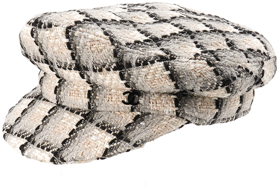 women-fall-winter-2022-chanel-artistic-floral-plaid-beret-hat-beige-black-grey-aa-8741-b09615-nl-170