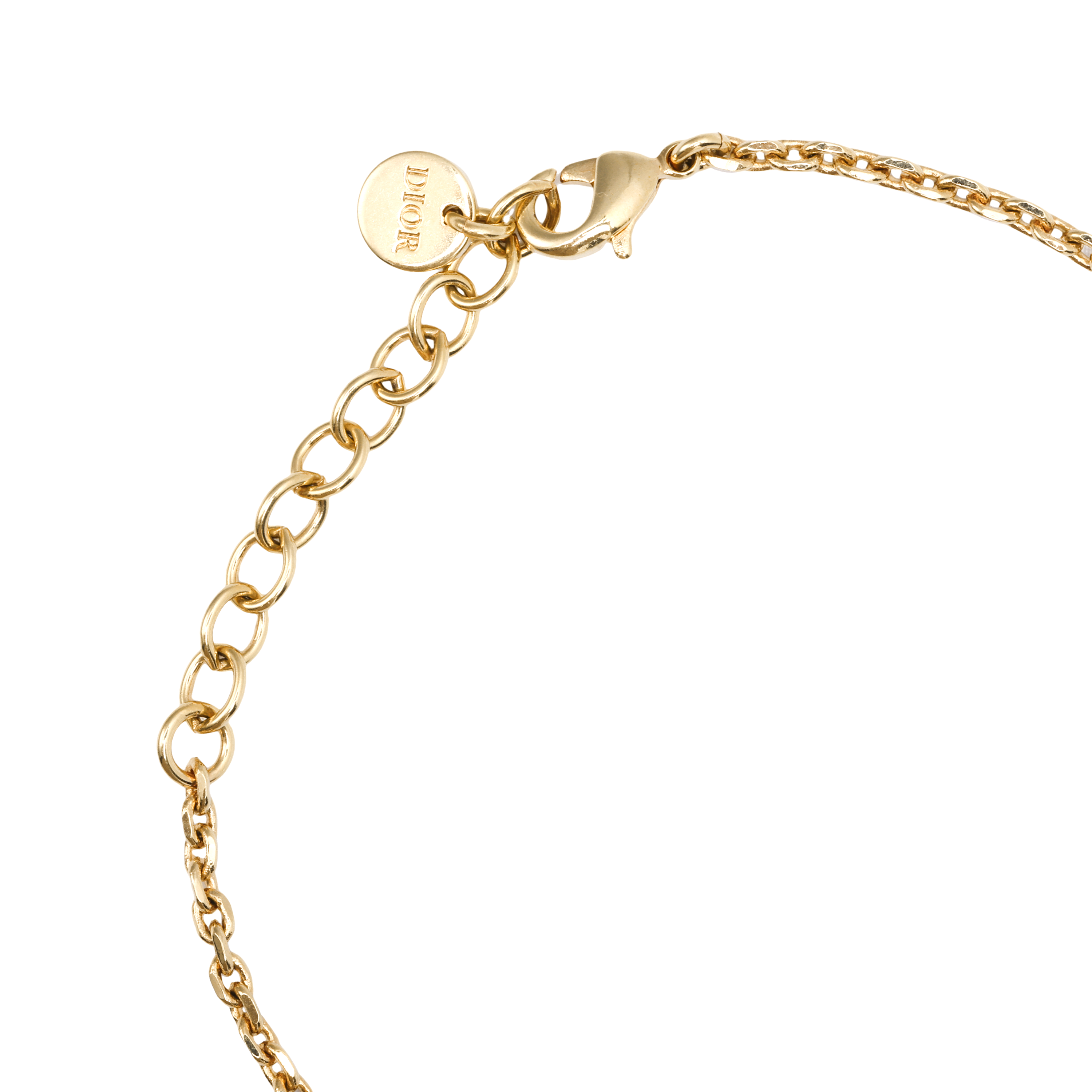 (Women) [FW22] Dior  Gold Crystal Embellished Metal Bracelet Gold B1695WOMCY-D03S 圖 5