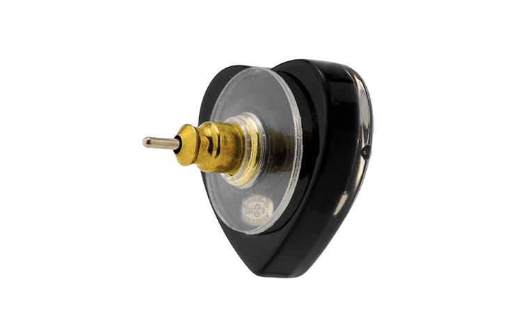 (Women) 【FW22】CHANEL Resin Rhinestone Heart Earrings  Black AB9369-B09080-NK212 圖 4