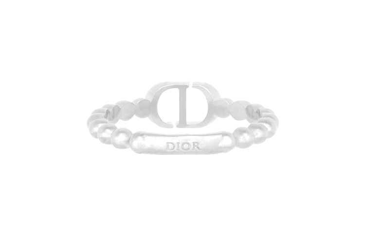 Shop (W) 【FW22】Dior "CD" Logo Cincin Metal Perak R1298WOMMT-D000