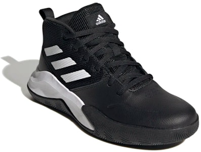 (W) (Kanak-Kanak) adidas Own The Game Wide K 'Hitam Putih' FV9451 Lookbook (W) (Kanak-Kanak) adidas Own The Game Wide K 'Hitam Putih' FV9451