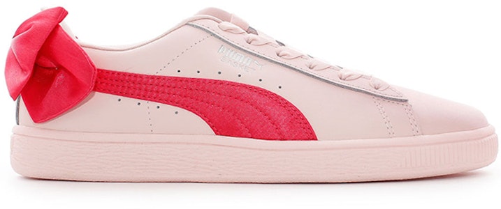 (W) (Kanak-kanak) Puma Basket Bow Patent 'Paradise Pink' 367321-02 Order (W) (Kanak-kanak) Puma Basket Bow Patent 'Paradise Pink' 367321-02