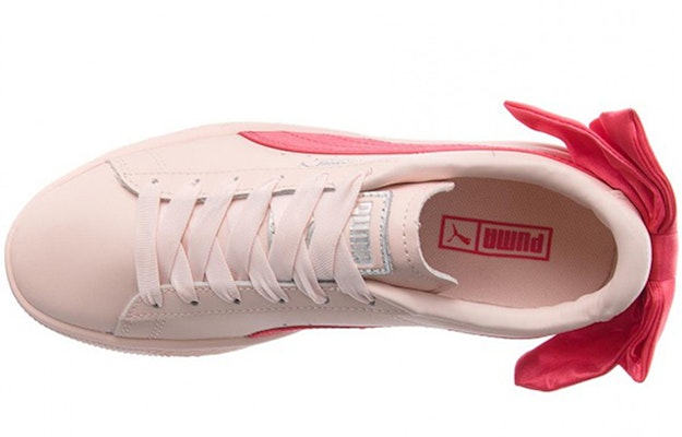 (Youth) (Grade School) Puma Basket Bow Patent 'Paradise Pink' 367321-02 Shop (Youth) (Grade School) Puma Basket Bow Patent 'Paradise Pink' 367321-02